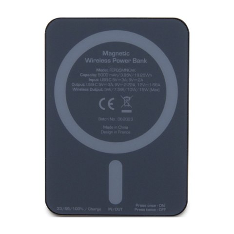 Ferrari Metal Logo MagSafe - Power Bank indukcyjny 5000 mAh 15W MagSafe (Czarny) Ferrari Metal Logo MagSafe - Power Bank indukcyjny 5000 mAh 15W MagSafe (Czarny)