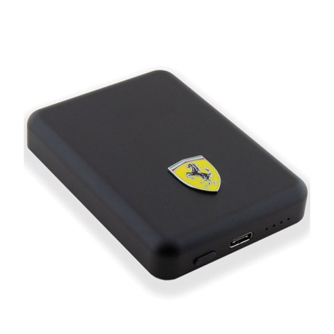 Ferrari Metal Logo MagSafe - Power Bank indukcyjny 5000 mAh 15W MagSafe (Czarny) Ferrari Metal Logo MagSafe - Power Bank indukcyjny 5000 mAh 15W MagSafe (Czarny)