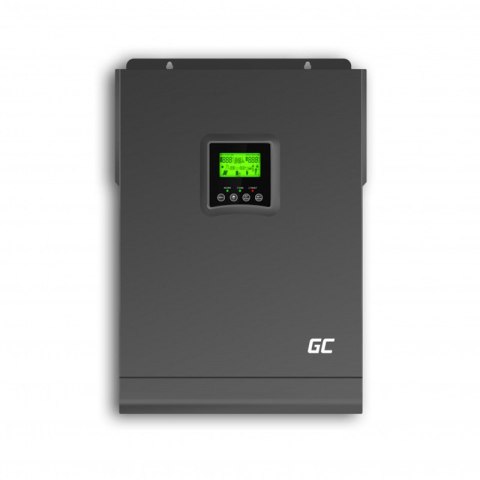 Green Cell - Inwerter solarny Falownik Off Grid z ładowarką solarną MPPT 48VDC 230VAC 3000VA/3000W Czysta sinusoida Green Cell - Inwerter solarny Falownik Off Grid z ładowarką solarną MPPT 48VDC 230VAC 3000VA/3000W Czysta sinusoida