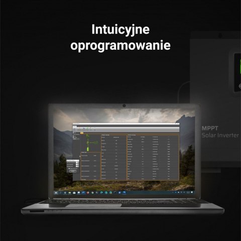 Green Cell - Inwerter solarny Falownik Off Grid z ładowarką solarną MPPT 48VDC 230VAC 3000VA/3000W Czysta sinusoida Green Cell - Inwerter solarny Falownik Off Grid z ładowarką solarną MPPT 48VDC 230VAC 3000VA/3000W Czysta sinusoida