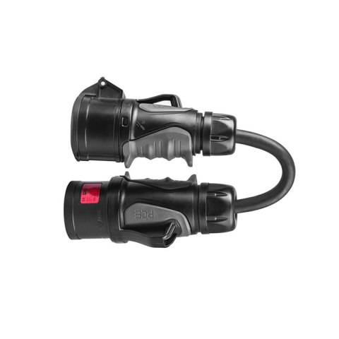Green Cell - Przejściówka Adapter Siłowy Czerwony CEE 32A 5P do Czerwony CEE 16A 400V 5P Green Cell - Przejściówka Adapter Siłowy Czerwony CEE 32A 5P do Czerwony CEE 16A 400V 5P