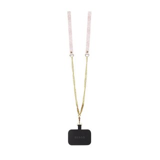 Guess Crossbody 4G Metal Logo - Etui iPhone 15 Plus (różowy)