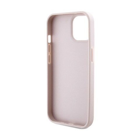 Guess Crossbody 4G Metal Logo - Etui iPhone 15 Plus (różowy)