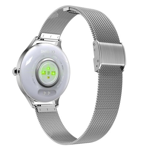 Smartwatch K3 1.09 cala 140 mAh srebrny Smartwatch K3 1.09 cala 140 mAh srebrny