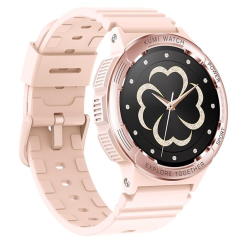 Smartwatch K6 1.3 cala 300 mAh różowy Smartwatch K6 1.3 cala 300 mAh różowy
