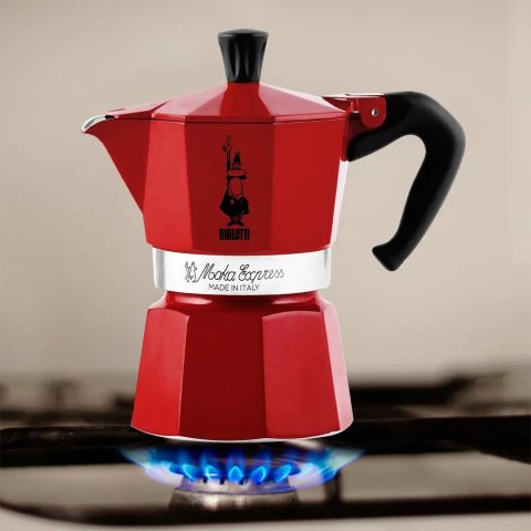 Bialetti kawiarka Winter Wonderland 3TZ czerwona Bialetti kawiarka Winter Wonderland 3TZ czerwona