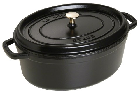 STAUB Żeliwny garnek owalny 40509-322-0 6,7l czarny STAUB Żeliwny garnek owalny 40509-322-0 6,7l czarny