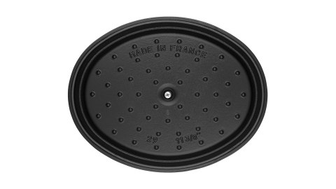 STAUB Żeliwny garnek owalny 40509-322-0 6,7l czarny STAUB Żeliwny garnek owalny 40509-322-0 6,7l czarny