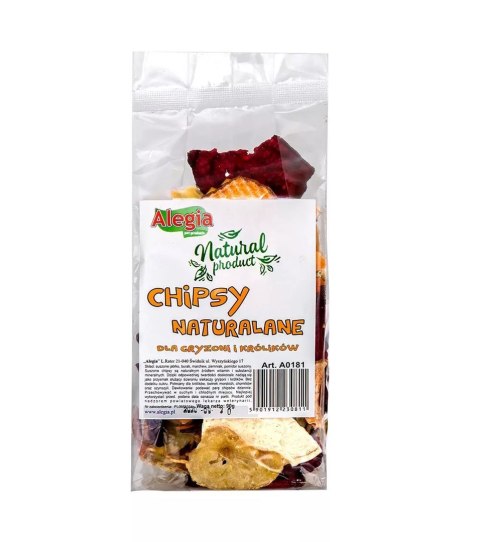 ALEGIA przysmak Chipsy naturalne 90g ALEGIA przysmak Chipsy naturalne 90g