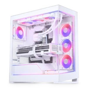 Phanteks NV5 Premium DRGB Kit + Power Hub, 3x na ramę zewnętrzną, 1x osłona płyty głównej - biała