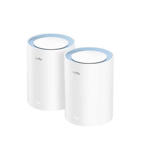 Access Point CUDY M1200 (2-Pack) AC1200 Dual Band Wi-Fi 2x 10/100Mbps Mesh Access Point CUDY M1200 (2-Pack) AC1200 Dual Band Wi-Fi 2x 10/100Mbps Mesh