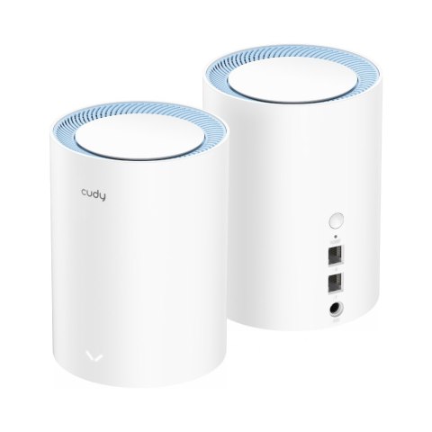 Access Point CUDY M1200 (2-Pack) AC1200 Dual Band Wi-Fi 2x 10/100Mbps Mesh Access Point CUDY M1200 (2-Pack) AC1200 Dual Band Wi-Fi 2x 10/100Mbps Mesh