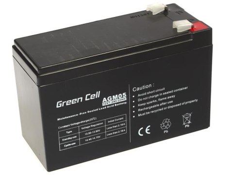 GREEN CELL AKUMULATOR ŻELOWY AGM05 12V 7,2AH GREEN CELL AKUMULATOR ŻELOWY AGM05 12V 7,2AH