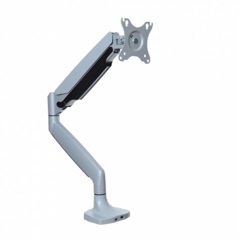 Uchwyt biurkowy gazowy do 1 monitora LED/LCD 17-45 cali L-35HD 1-15KG 1xUSB-A 1xUSB-C 3.0 HEAVY DUTY