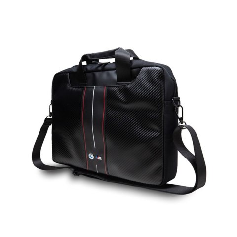 BMW Carbon Red Stripes - Torba na notebooka 16" (czarny) BMW Carbon Red Stripes - Torba na notebooka 16" (czarny)