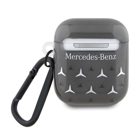 Mercedes Large Star Pattern - Etui AirPods 1/2 gen (czarny) Mercedes Large Star Pattern - Etui AirPods 1/2 gen (czarny)