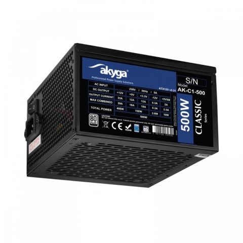Zasilacz ATX AK-C1-500 500W PRO SERIA Zasilac Zasilacz ATX AK-C1-500 500W PRO SERIA Zasilac
