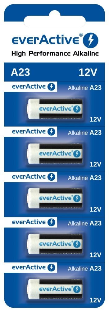 Baterie alkaliczne 23A 12V blister 5 szt. Baterie alkaliczne 23A 12V blister 5 szt.