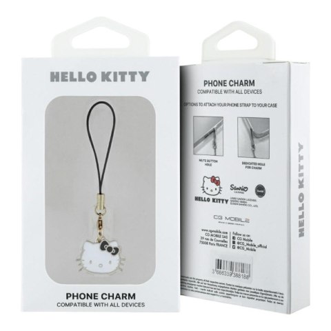 Hello Kitty Phone Strap Charm Kitty Head - Zawieszka do telefonu (czarny) Hello Kitty Phone Strap Charm Kitty Head - Zawieszka do telefonu (czarny)
