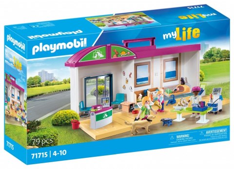 Zestaw z figurkami My Life 71715 Przenośna klinika dla zwierząt Zestaw z figurkami My Life 71715 Przenośna klinika dla zwierząt
