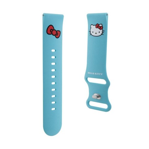 Hello Kitty Silicone Kitty Head - Pasek uniwersalny do smartwatcha 22 mm (niebieski) Hello Kitty Silicone Kitty Head - Pasek uniwersalny do smartwatcha 22 mm (niebieski)