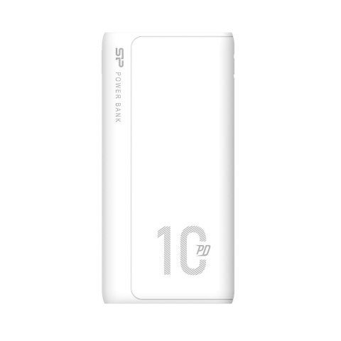 Powerbank Silicon Power QP15 10000mAh QC3.0+PD 2xUSB A, 1x mUSB + 1x USB C, biały Powerbank Silicon Power QP15 10000mAh QC3.0+PD 2xUSB A, 1x mUSB + 1x USB C, biały