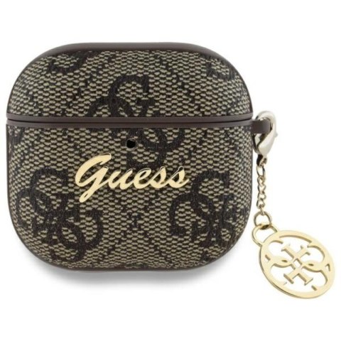 Guess 4G Charm Collection - Etui AirPods 4 (brązowy) Guess 4G Charm Collection - Etui AirPods 4 (brązowy)