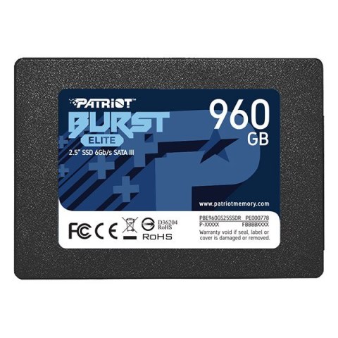 SSD 960GB Burst Elite 450/320MB/s SATA III 2.5 SSD 960GB Burst Elite 450/320MB/s SATA III 2.5