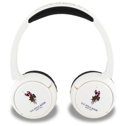 US Polo Assn DH Color Logo - Bezprzewodowe słuchawki nauszne Bluetooth V5.3 (biały) US Polo Assn DH Color Logo - Bezprzewodowe słuchawki nauszne Bluetooth V5.3 (biały)