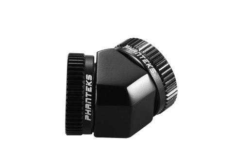 PHANTEKS Glacier Hard-Tube Adapter 2x 16mm 45 stopni - czarny PHANTEKS Glacier Hard-Tube Adapter 2x 16mm 45 stopni - czarny