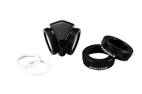 PHANTEKS Glacier Hard-Tube Adapter 2x 16mm 45 stopni - czarny PHANTEKS Glacier Hard-Tube Adapter 2x 16mm 45 stopni - czarny