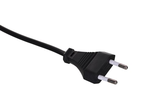 Kabel SAVIO CL-100 (2-Pin F - Euro M; 1,8m; kolor czarny) Kabel SAVIO CL-100 (2-Pin F - Euro M; 1,8m; kolor czarny)