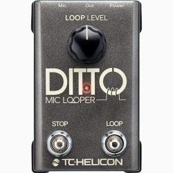 TC Helicon Ditto Mic Looper Looper mikrofonowy TC Helicon Ditto Mic Looper Looper mikrofonowy