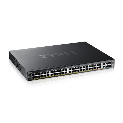 Przełącznik zarządzalny XGS2220-54HP-EU0101F L3 600W PoE, 40xPoE+/10xPoE++, 48x1G RJ45 2x10mG RJ45, 4x10G SFP+ Przełącznik zarządzalny XGS2220-54HP-EU0101F L3 600W PoE, 40xPoE+/10xPoE++, 48x1G RJ45 2x10mG RJ45, 4x10G SFP+
