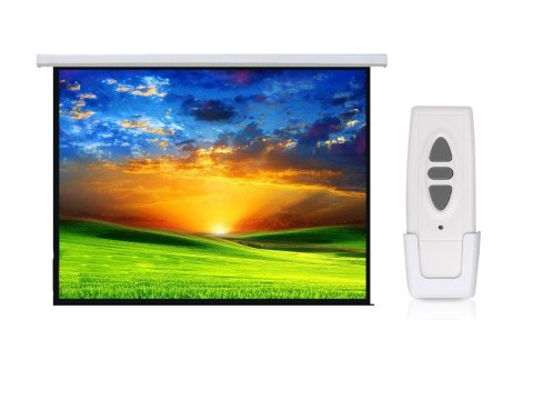 Ekran projekcyjny elektryczny MC-562 167 cali 1:1 300x300cm Sterowanie ścienne z pilota Ekran projekcyjny elektryczny MC-562 167 cali 1:1 300x300cm Sterowanie ścienne z pilota