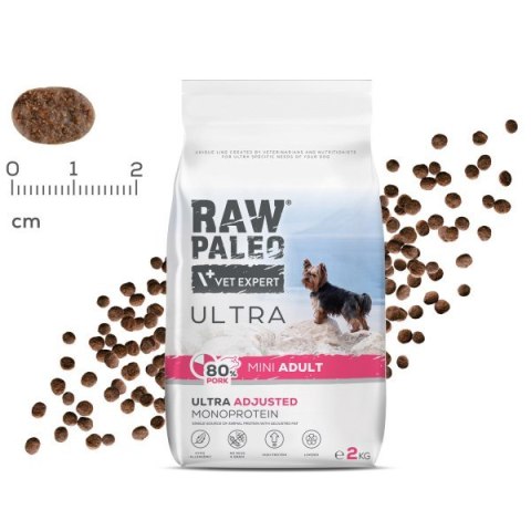 Raw Paleo Ultra Pork Mini Adult 8kg Raw Paleo Ultra Pork Mini Adult 8kg
