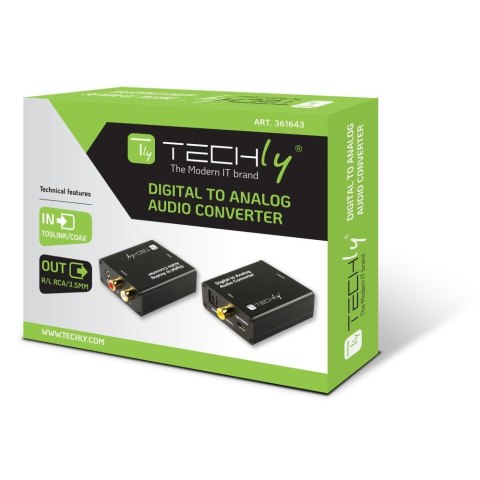 Przetwornik DAC Digital SPDIF/Coaxial do Analog RCA/3.5mm Przetwornik DAC Digital SPDIF/Coaxial do Analog RCA/3.5mm