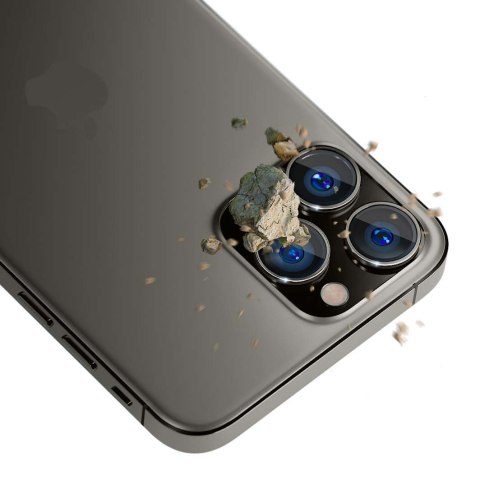 3mk Lens Protection Pro - Szkło na obiektyw aparatu iPhone 14 Pro / 14 Pro Max (Grafitowy) 3mk Lens Protection Pro - Szkło na obiektyw aparatu iPhone 14 Pro / 14 Pro Max (Grafitowy)