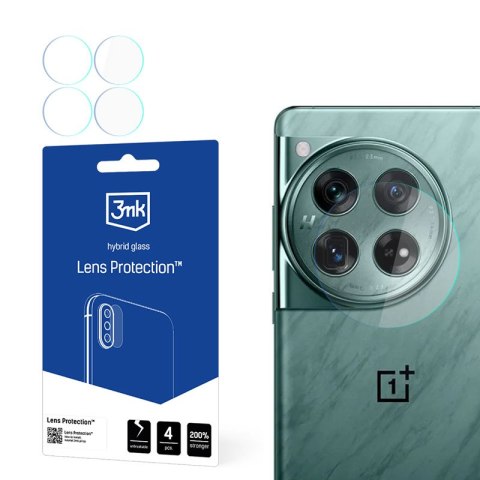 3mk Lens Protection - Szkło na obiektyw aparatu OnePlus 12 (4 zestawy) 3mk Lens Protection - Szkło na obiektyw aparatu OnePlus 12 (4 zestawy)