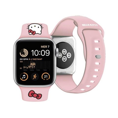 Hello Kitty Silicone Kitty Head - Pasek do Apple Watch 42/44/45/49 mm (różowy) Hello Kitty Silicone Kitty Head - Pasek do Apple Watch 42/44/45/49 mm (różowy)
