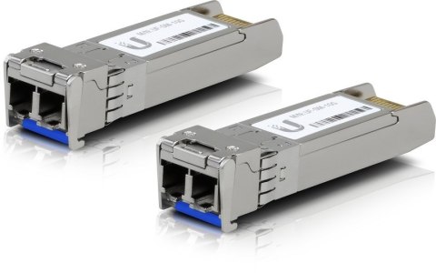 Wkładka SFP+ Ubiquiti 10 Gbps Single-Mode Optical Module 2-pack Wkładka SFP+ Ubiquiti 10 Gbps Single-Mode Optical Module 2-pack