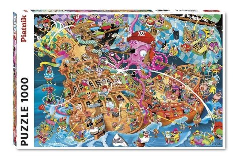 Puzzle 1000 Crisp, Różowi Piraci PIATNIK Puzzle 1000 Crisp, Różowi Piraci PIATNIK