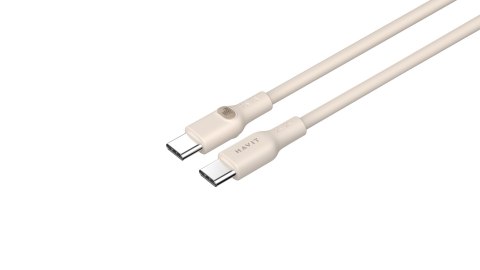 Kabel Havit Typ C CB6284 2.0m (beżowy) Kabel Havit Typ C CB6284 2.0m (beżowy)
