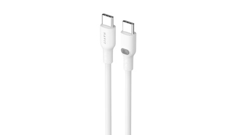 Kabel Havit Typ C-Typ C CB6280 (biały; 100cm) Kabel Havit Typ C-Typ C CB6280 (biały; 100cm)