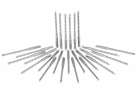 Wiertła sds plus 8x160 25 szt Wiertła sds plus 8x160 25 szt