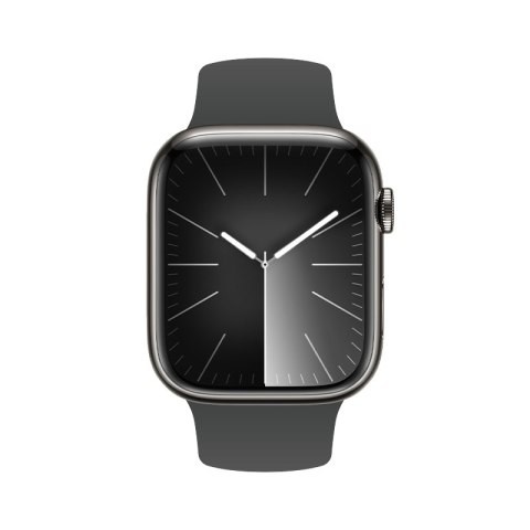 Crong Liquid - Pasek do Apple Watch 42/44/45/46/49 mm (grafitowy)