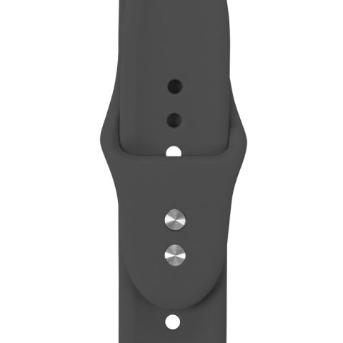 Crong Liquid - Pasek do Apple Watch 42/44/45/46/49 mm (grafitowy)