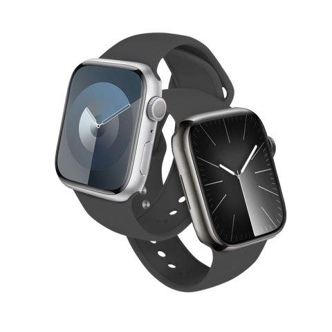Crong Liquid - Pasek do Apple Watch 42/44/45/46/49 mm (grafitowy)