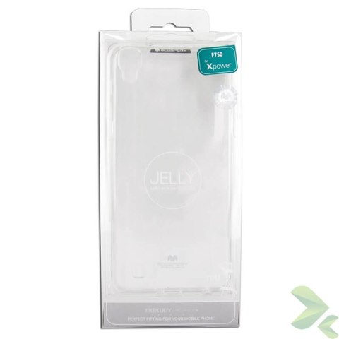 Mercury Transparent Jelly - Etui LG X Power (przezroczysty) Mercury Transparent Jelly - Etui LG X Power (przezroczysty)