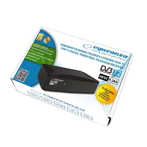 ESPERANZA TUNER DVB-T2 H.265/HEVC EV108R ESPERANZA TUNER DVB-T2 H.265/HEVC EV108R